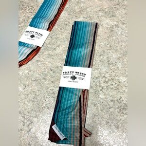 Crazy Train Skinny Scarf - Desert Sky